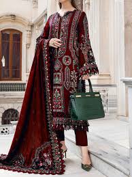 Luxury Cotton Heavy Embroidered Dress